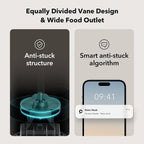 Automatic Cat Feeder, 5G Wifi Automatic Dog Food Dispenser with Freshness Preservation, 5L Timed Pet Feeder with Low Food Sensor, up to 10 Meals per Day, Granary Black