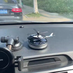 Solar Rotating Helicopter Car Air Freshener – Aromatherapy Perfume Diffuser