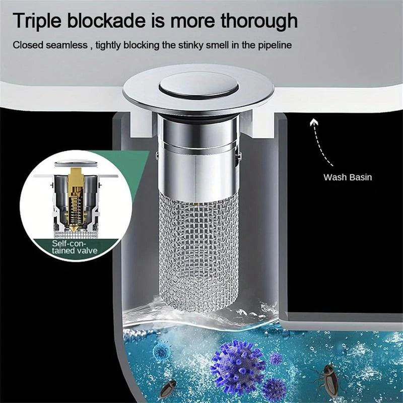 Bathroom Sink Drain Strainer