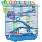 Hamster Cage with Tubes and Tunnels - 5 Tier