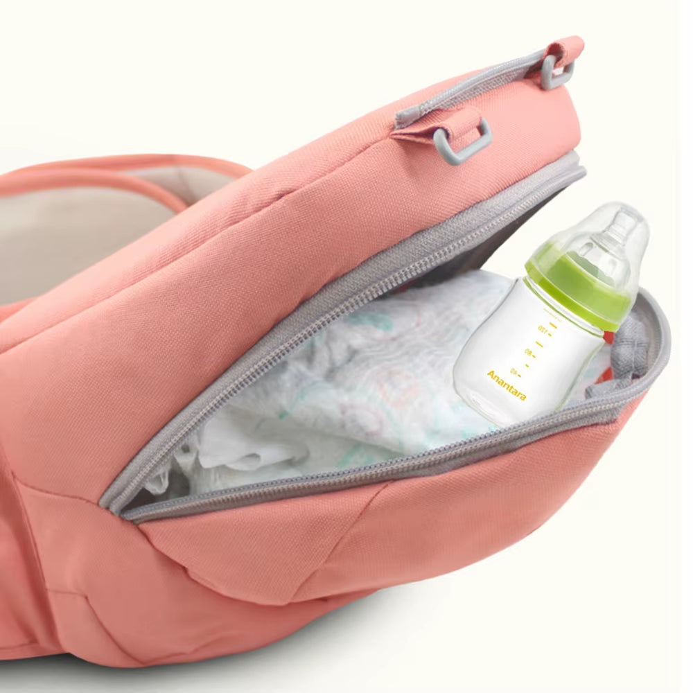 Ergonomic Baby Carrier – Infant Hipseat & Kangaroo Front-Facing Baby Holder, Breathable Waist Carrier for 0–36 Months