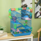 Hamster Cage with Tubes and Tunnels - 5 Tier
