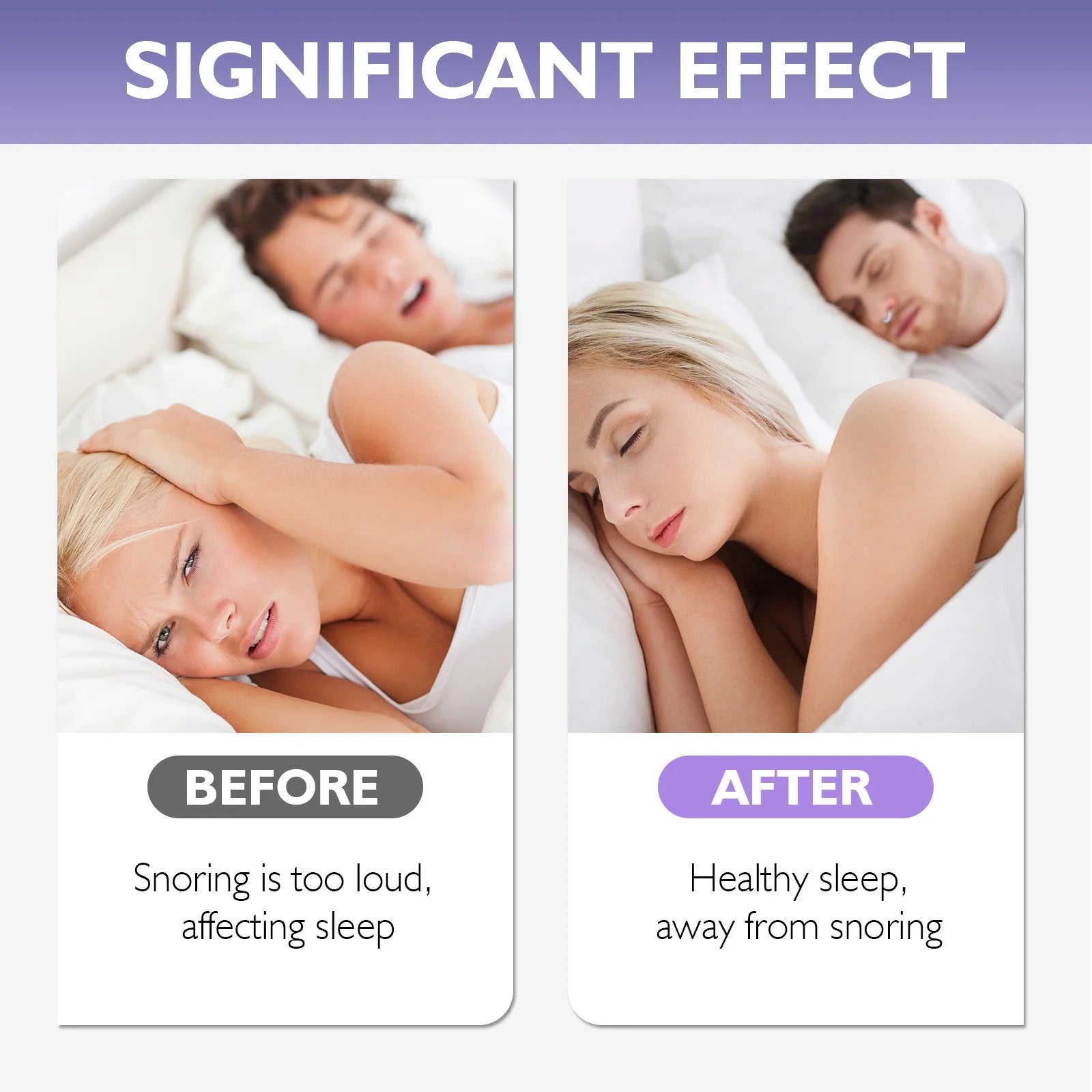 Anti Snoring Devices - Silicone Magnetic(8Nos)