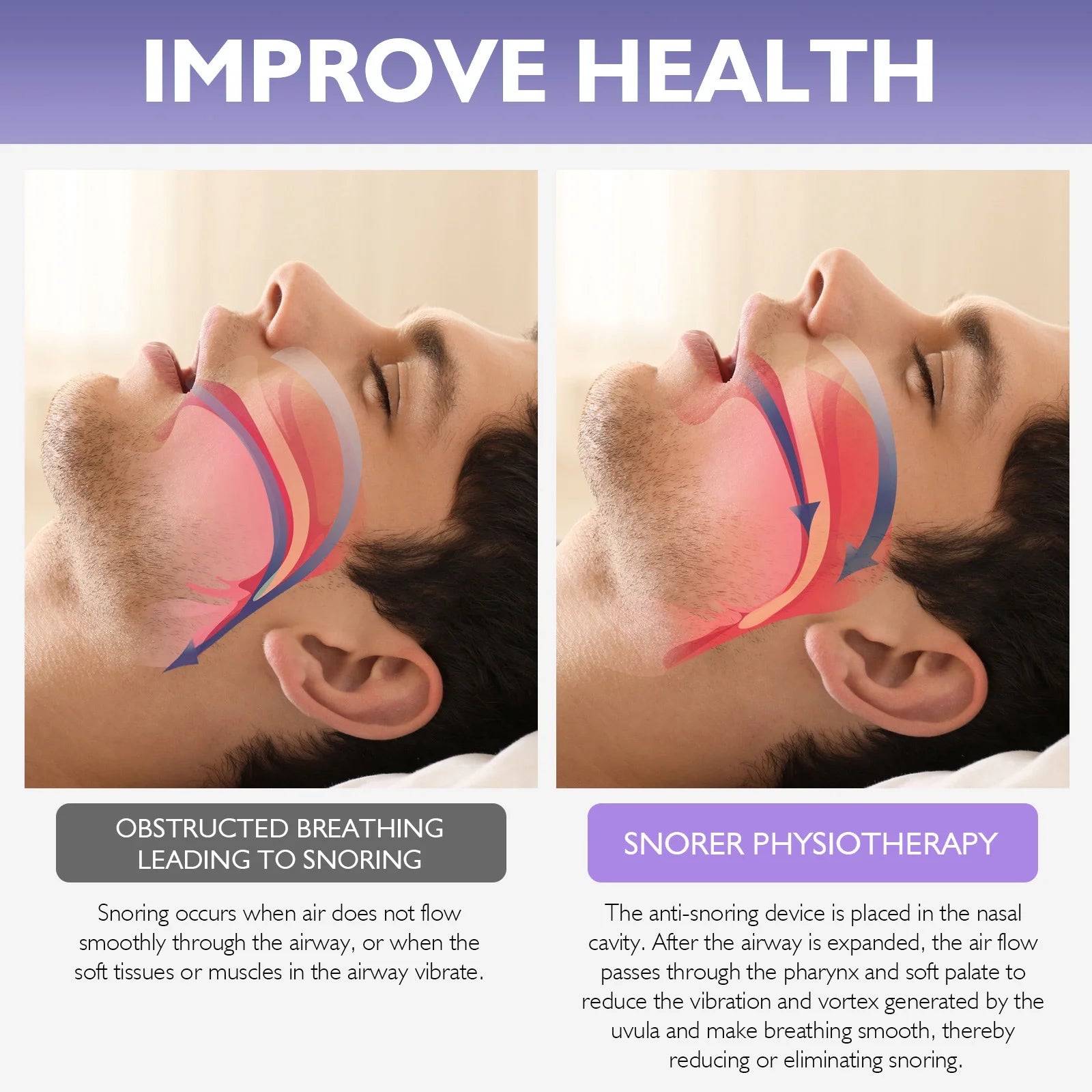 Anti Snoring Devices - Silicone Magnetic(8Nos)