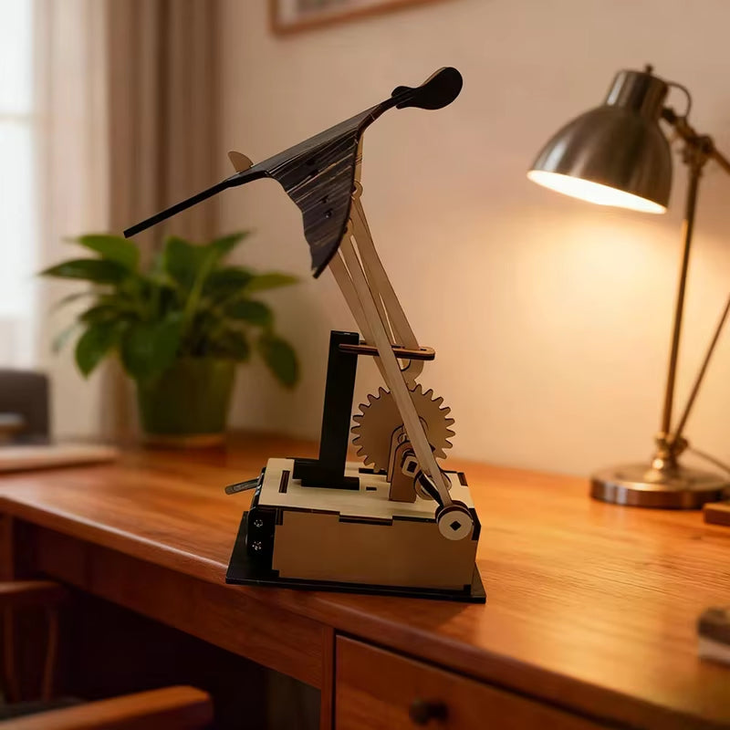 Wooden Electric Manta Ray Automaton- Hand Crafted