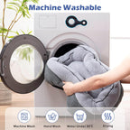 Medium Dog Beds for Medium Dogs Washable, Rectangle Dog Bed Medium Size Dog, Orthopedic Dog Bed, Warming Soft Calming Sleeping Puppy Bed Durable Pet Bed with Anti-Slip Bottom M(30"X24"X9")