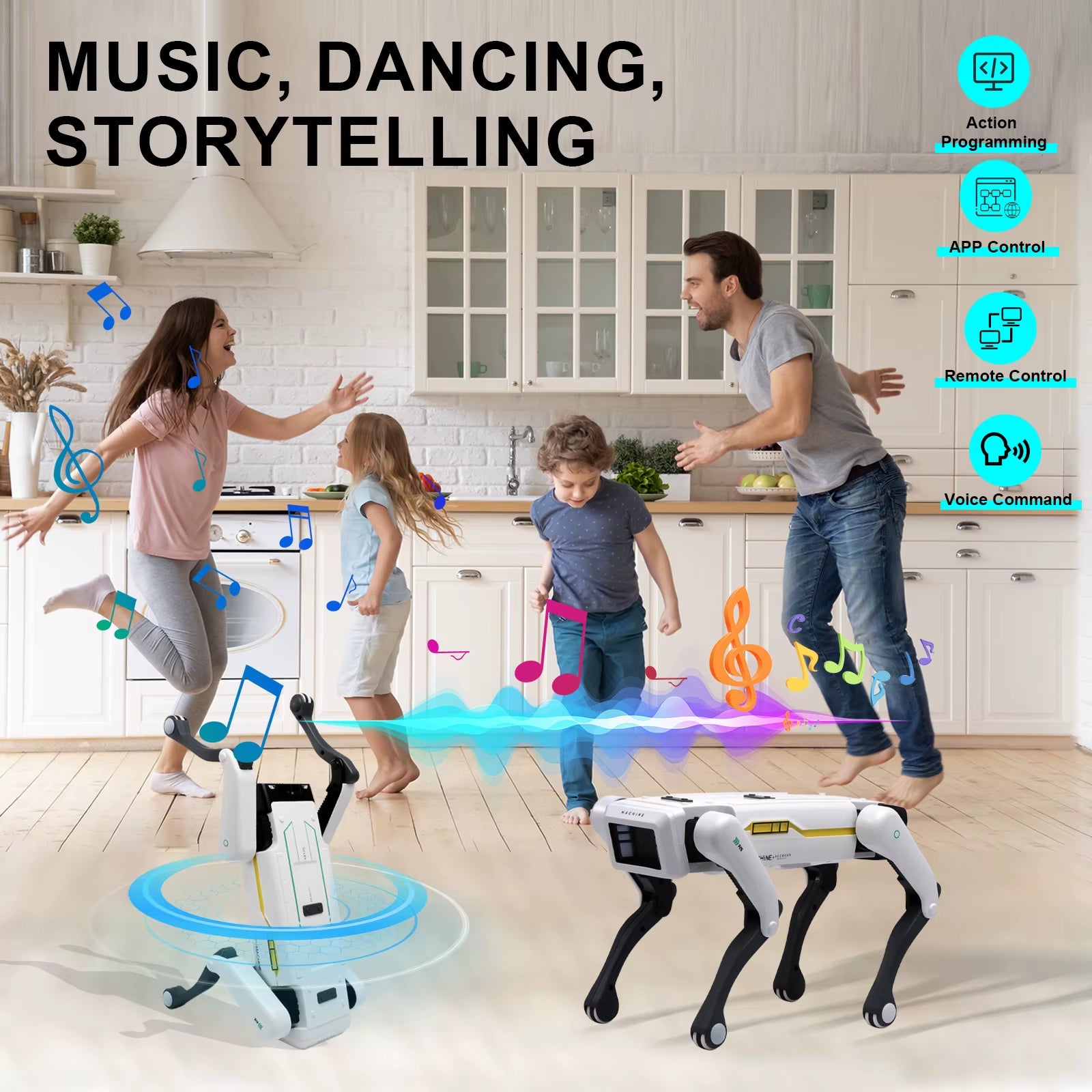 Intelligent AI Robot Dog
