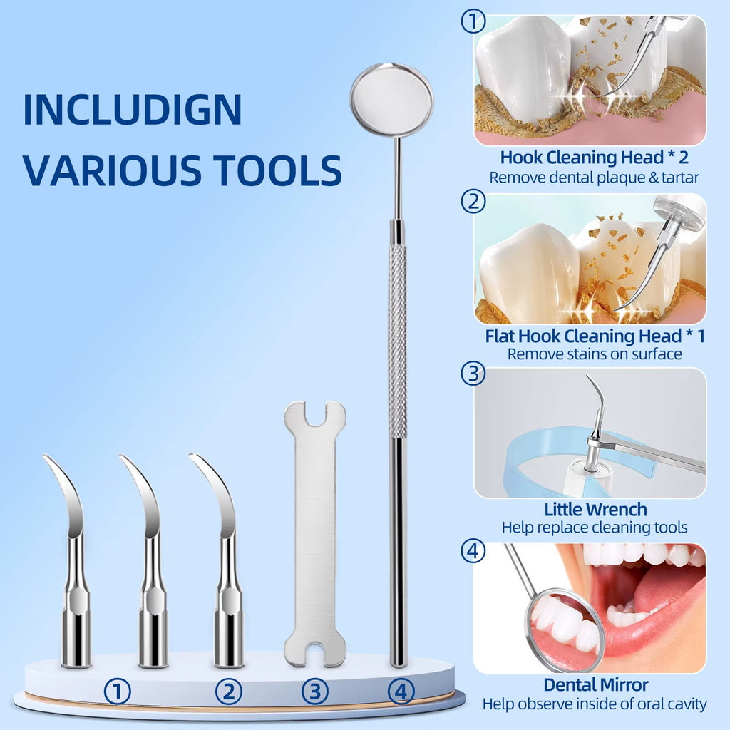 Youpin Electric Dental Scaler Ultrasonic Tooth Cleaner Household Tooth Stone Remover Tooth Whitening Oral Cleaning Tools